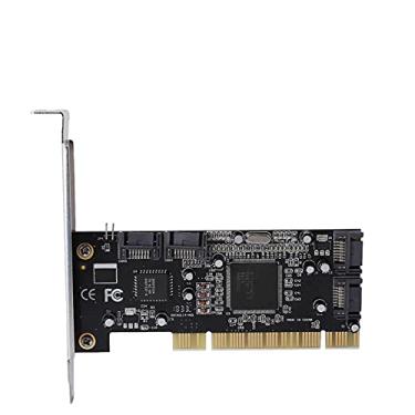 Imagem de Controlador PCI, PCI para 4 Porta SATA Interna Chipset Sil3114 de 1,5 Gbps para Placa Controladora, Controlador PCI SATA