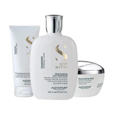 Imagem de Kit Diamond Shampoo, Condicionador e Máscara - Alfaparf - Alfaparf Mil