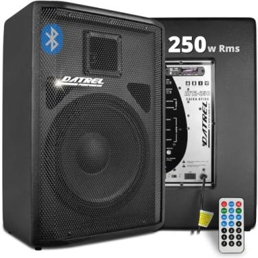 Imagem de Caixa de Som Ativa Bluetooth Profissional 12 polegadas amplificada 250w acustica