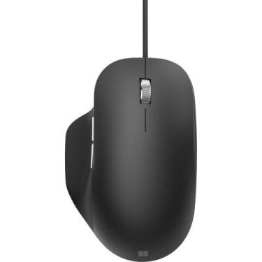 Imagem de Mouse Microsoft Ergonomico USB Preto - RJG-00001