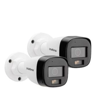 Imagem de Kit Intelbras 2 Câmeras de Segurança 3220 B Multi-hd Vhd Full Color Co