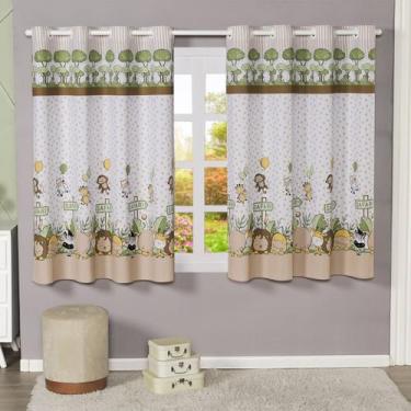 Imagem de Cortina Infantil Para Quarto 2,80x1,40 Menina Menino Várias Cores - Fe