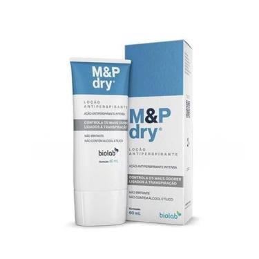 Imagem de M&P Dry Loção Antitranspirante para Mãos e pés 60ml - Biolab
