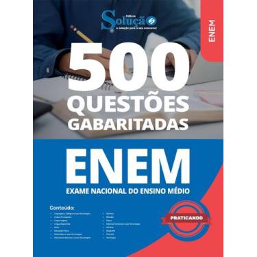 Imagem de Caderno de Questões ENEM - 500 Questões Gabaritadas - Editora Solução