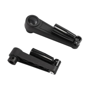 Imagem de IEUDNS Manivela de nylon com 2 peças, manivela giratória, volante com botão, para contraponto, reboque de barco, serra de mesa, equipamento de enchimento de