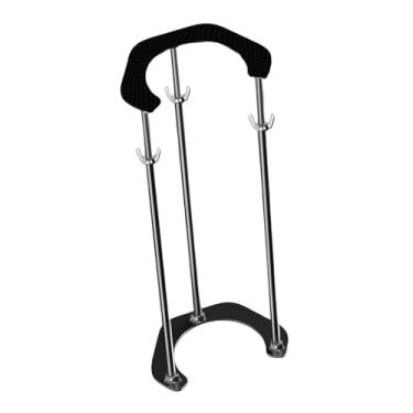 Imagem de Ioensy Suporte de pia embutido, de reparo, pernas de suporte multifuncionais resistentes ao desgaste, prateleira para lavatório, de cozinha, 46 Cm com 3 Hastes