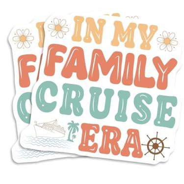 Imagem de Ímã in My Family Cruise Era - Modo de férias retrô lembrança de viagem ao refrigerador EPLM0092-5 polegadas pacote com 2