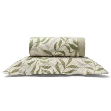 Imagem de Cobre Leito Buettner Solteiro Microfibra Renove Estampado Angelus 2 Peças Bege