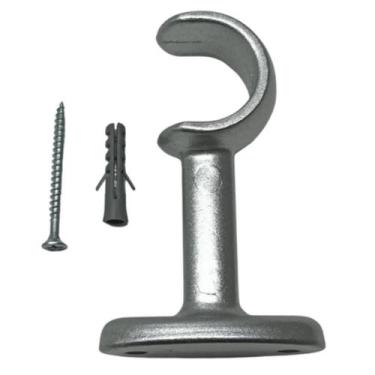 Imagem de Suporte Para Varão de Cortina 28mm Alumínio Resistente 88 - Bella Arte