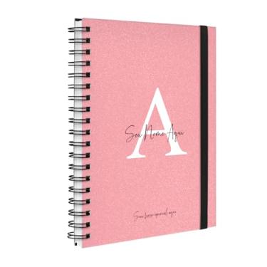Imagem de Agenda Planner Semanal Plus 2026 Personalizada Moderna Letra Glitter Rosa