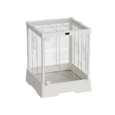 Imagem de Gaiola de pássaro de vidro gaiola de aço inoxidável gaiola de papagaio casa vila panorâmica transparente gaiola de voo (estilo-B)