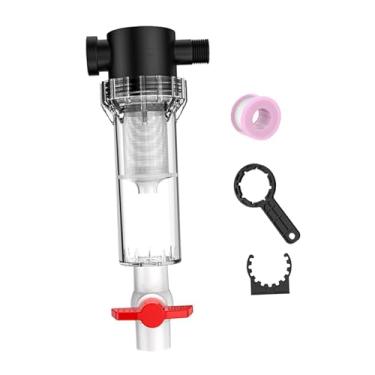 Imagem de Generic Filtro interno de aquário com rosca de 1/2 pol., anel de vedação de silicone, acessórios para presentes, filtro de água de sedimentos, coletor de, 40 Malha