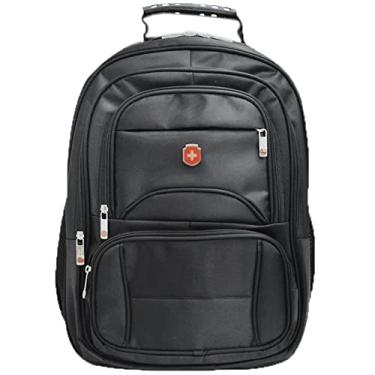 Imagem de Mochila executiva para notebook, Nylon, Preta, Unissex