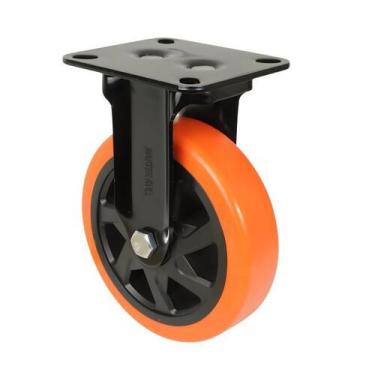 Imagem de Rodizio Industrial Fixo 4 Pol com Roda PU - 140Kg - Master Roll