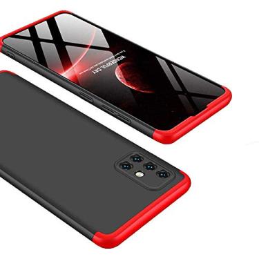Imagem de Capa Capinha Anti Impacto 360 Para Samsung Galaxy A51 com Tela de 6.5 Polegadas Case Acr�lica Fosca Acabamento Slim Macio - Danet (Vermelho)