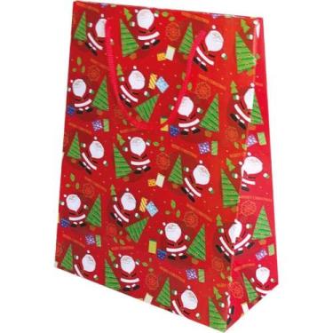 Imagem de Sacola para Presente Natal Media 21X27X10CM (S) PCT.C/12 - Cristina