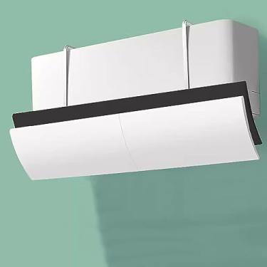 Imagem de Defletor de vento ajustável do ar condicionado para maior circulação de ar de resfriamento e aquecimento - Tamanho B, otimiza a direção do fluxo de ar e o conforto