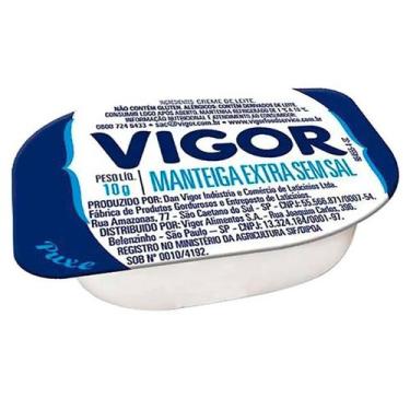 Imagem de Manteiga sem sal vigor blister 10g c/ 24 unidades