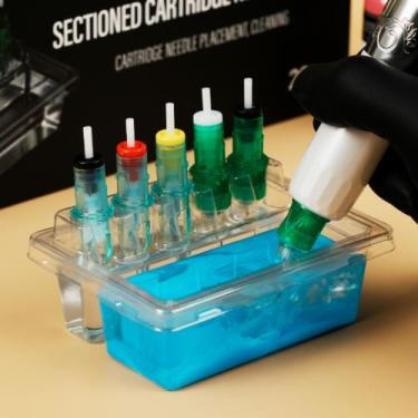 Imagem de Bandeja Limpeza de Cartucho Tattoo Suporte Para Agulhas - DragoArt