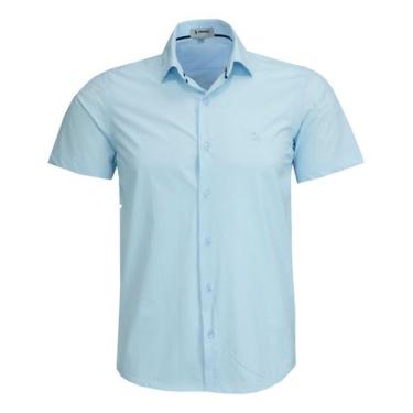 Imagem de Camisa Social Amil Manga Curta Proteção Uv 50 Poliamida Elastano 1912,