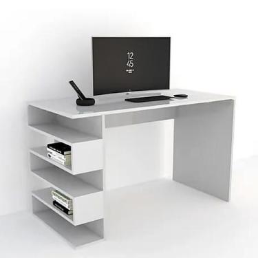 Imagem de Escrivaninha Mesa Para Escritório E Computador Abel 100% Mdf - WoodCor