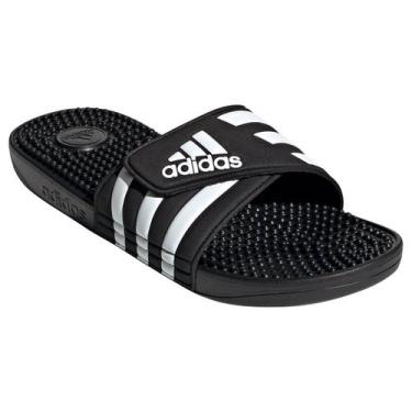 Imagem de Chinelo Adidas Adissage, Preto, Branco, 34-35