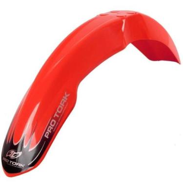 Imagem de Paralama Dianteiro Pro Tork Crf450 Crf250 Xr250 Tornado, VERMELHO, Úni