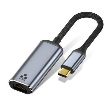 Imagem de Adaptador USB C para Ethernet Acogedor 2,5 Gbps para Windows, Android