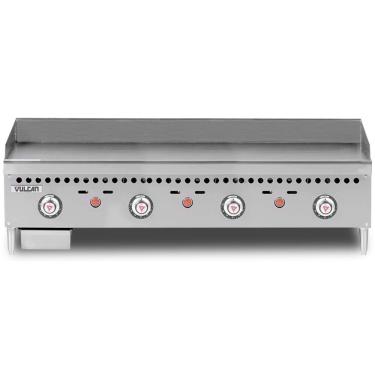 Imagem de Chapa a Gás VCRG48T 4 Queimadores Controle de Temperatura 93 graus C a 232 graus C Inox Vulcan