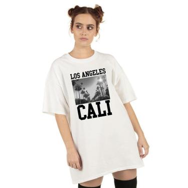 Imagem de Camiseta Skull Clothing Los Angeles Cali Feminina-Feminino