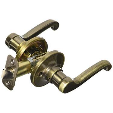 Imagem de Schlage J Dexter Maçaneta de porta de passagem universal de latão antigo