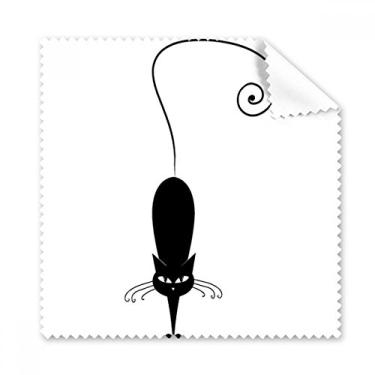 Imagem de Pano de limpeza para limpeza de animais de estimação preto Cat Pet Lover 5 peças