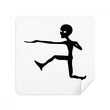 Imagem de Universo Alien Monster Jumping Alien Glasses Pano Limpador de Tela Tecido de Camurça Pacote com 2