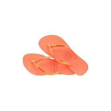 Imagem de Chinelo Havaianas Slim Gliter Neon Coral