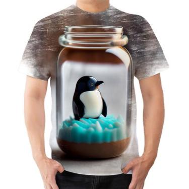 Imagem de Camiseta Camisa Penguin Frio Gelo - Estilo Vizu
