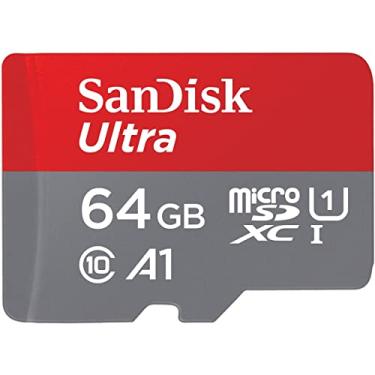 Imagem de SanDisk Cartão de memória 64GB Ultra UHS-I microSDXC com adaptador SD (140 MB/s)
