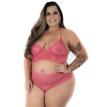 Imagem de Fantasia Conjunto Lia Plus Rosa Pimenta Sexy 2116