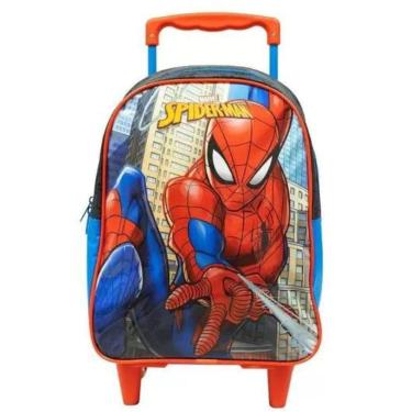 Imagem de Mochila com Rodas Homem Aranha 14 Spider Man X1 PRETO