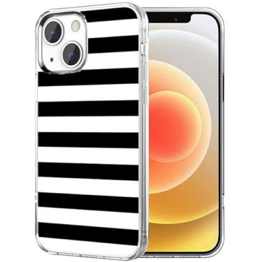 Imagem de Lakaka Capa para iPhone 13 Mini [proteção contra quedas] [ajuste fino] - para Apple iPhone 13 Mini 5,4 polegadas padrão preto e branco