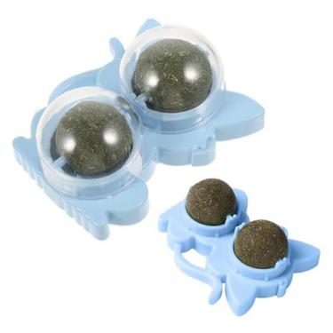 Imagem de Brinquedo Erva de Gato Pet Bola Bolinha Menta Catnip Animal de Estimaç