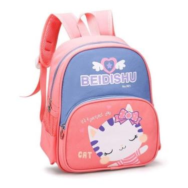 Imagem de Mochila Escolar Infantil Unissex Passeio Viagem Creche - Alwy, Cat Ros