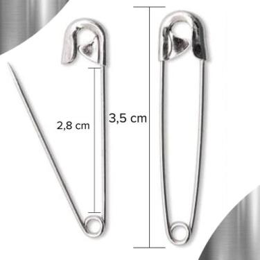 Imagem de Alfinete De Segurança 02 - Com 100 Unidades - Kaftor 