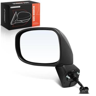 Imagem de A-Premium Espelho retrovisor elétrico lateral do motorista - compatível com Honda Civic 2012-2013 - Espelho retrovisor externo externo dobrável manual aquecido com seta - Substituição # 76258TR2306