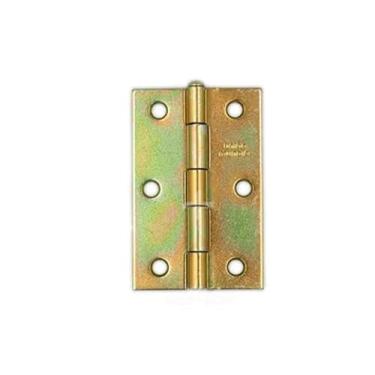 Imagem de Dobradiça Mun Aço 3 Pol. Sem Anel Reta Bicromatizada e Galvanizada (Bicromatizada)