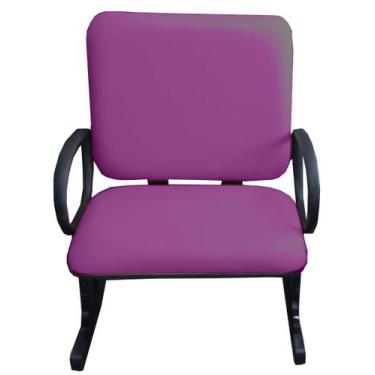 Imagem de Cadeira para Escritório para Obesos até 250kg Roxo - Design Office Móv
