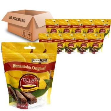 Imagem de Bananinha Original TACHÃO DE UBATUBA 250g (10 Pacotes)