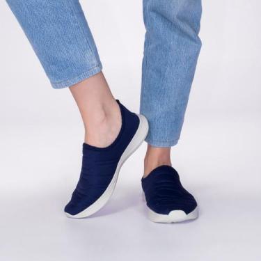 Imagem de Tenis Casual Fem Olimp Old Sneaker Moda  Barato - Cazzani, 34, Azul