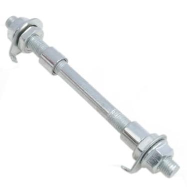 Imagem de Meuey Lyot Balanc Eixo de cubo de bicicleta 114 mm/4,49 polegadas, eixo de bicicleta, peça de substituição de bicicleta, kit de arruela de porca para bicicletas de treinamento sem pedal, 1 peça