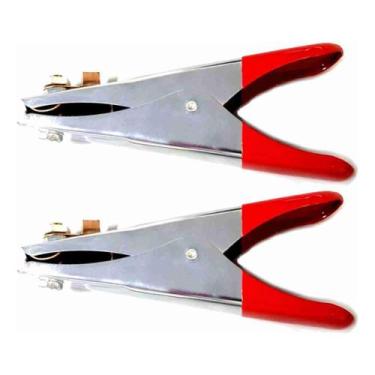 Imagem de Kit 2 Garras Negativas Grampo Terra Para Solda 500A - Brax