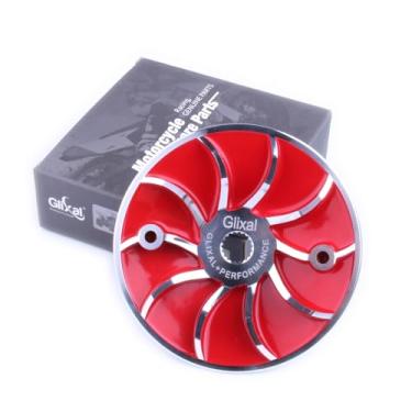 Imagem de Glixal Ventilador de direção de corrida leve para GY6 125cc 150cc 180cc 200cc 152QMI 157QMJ motor baseado scooter ciclomotor quadriciclo quadriciclo de kart (vermelho)
